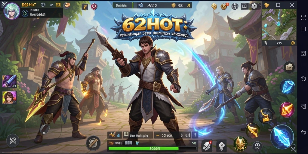 Gameplay seru dan interaktif dalam dunia MMORPG 62HOT.