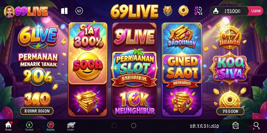 Gameplay Slot yang menarik dan seru di 69LIVE.