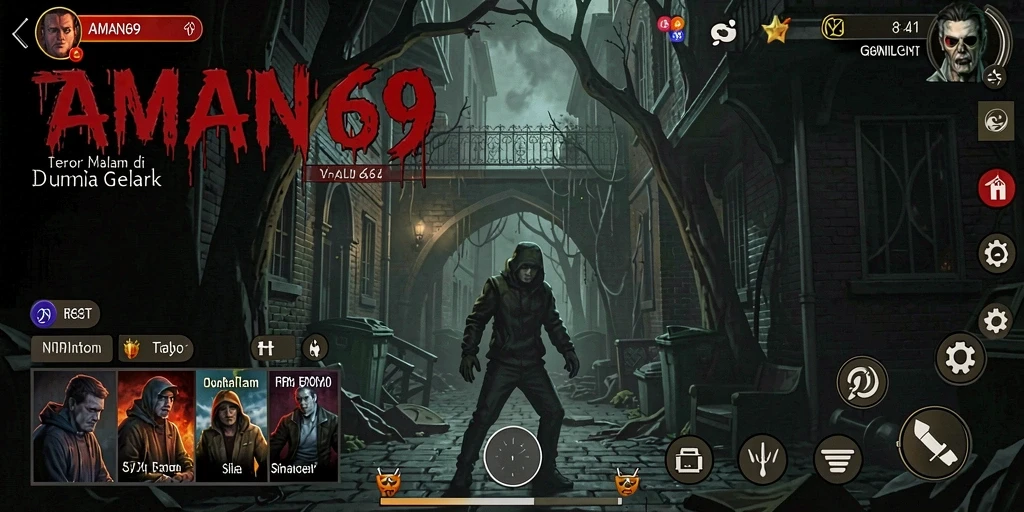 Gameplay menegangkan di dunia yang penuh dengan kegelapan.