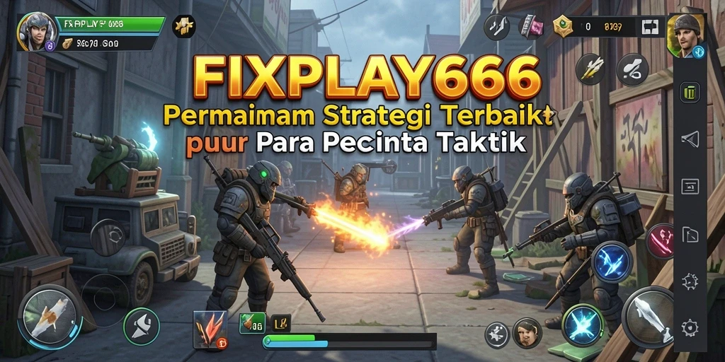 Tampilan gameplay FIXPLAY666 yang memukau dengan aksi strategis.