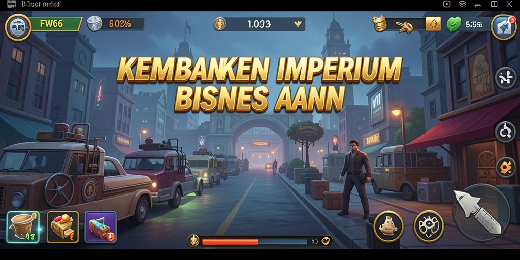 Tampilan gameplay FW66 dengan elemen Tycoon yang menarik.