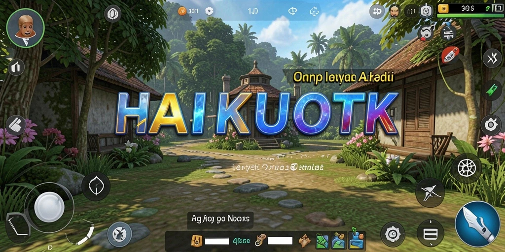 Tampilan gameplay HAIKUOTK yang menarik dan interaktif.
