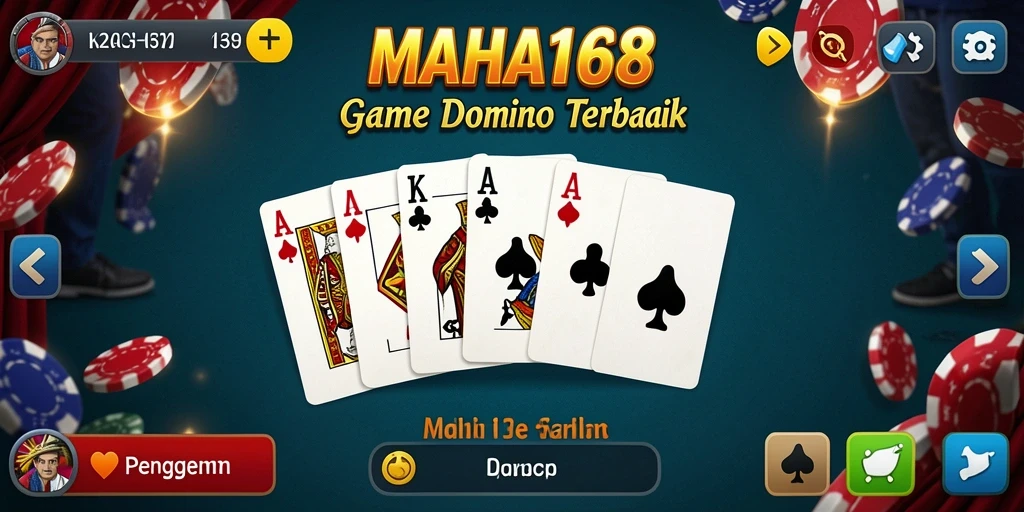 Tampilan gameplay utama MAHA168 yang seru dan menantang.
