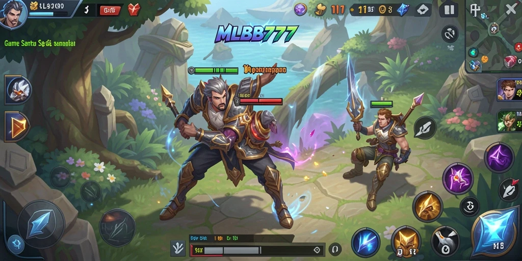 Tampilan gameplay seru dan santai dari MLBB777.