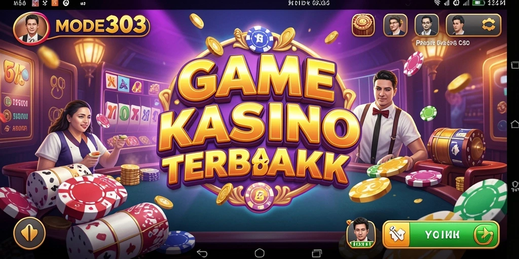 Tampilan seru gameplay Kasino di MODE303 yang memikat.