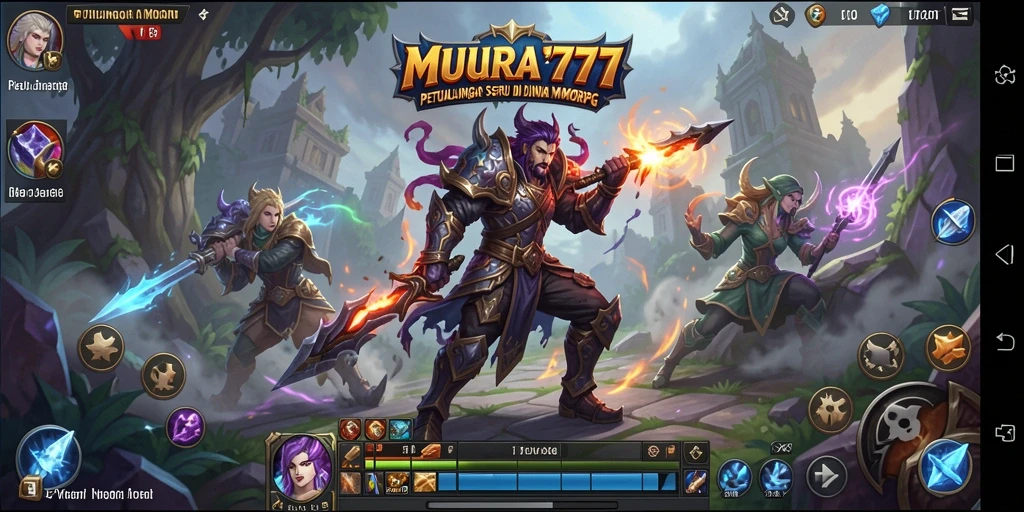 Gameplay seru di MUARA777 dengan pertarungan epik dan eksplorasi dunia.