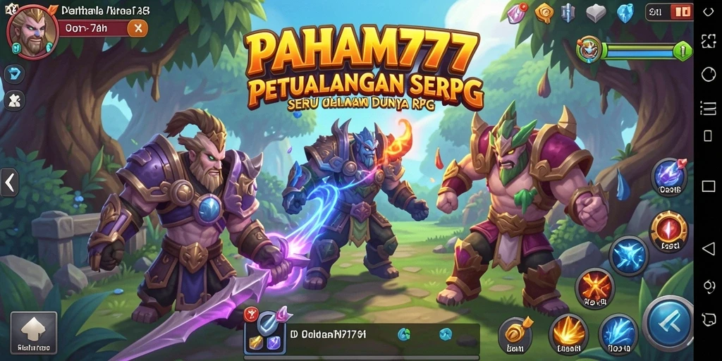 Tampilan menarik dari gameplay PAHAM777 yang penuh aksi RPG.