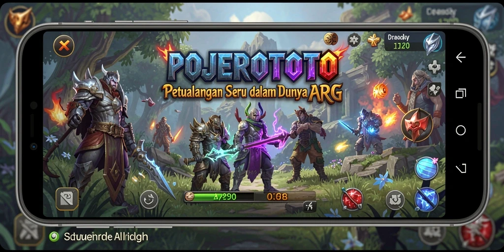 Tampilan menarik dari gameplay ARPG di POJEROTOTO.