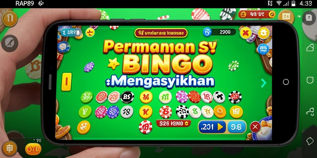 Tampilan gameplay Bingo yang menarik dan interaktif.