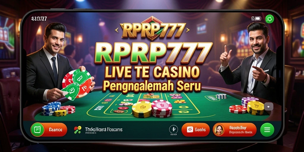 Tampilan gameplay RPRP777 yang menarik dan interaktif di Live Casino.