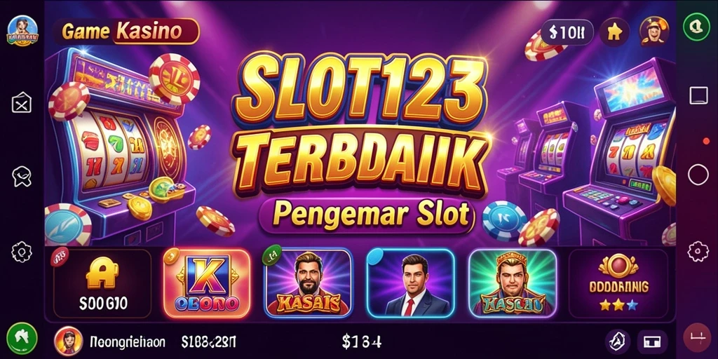 Tampilan menarik dan gameplay seru di SLOT123.