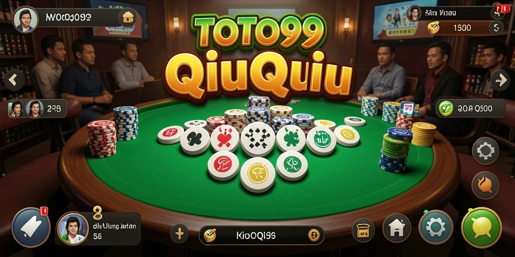 Tangkapan layar gameplay seru di TOTO99 dengan kartu QiuQiu yang menegangkan.